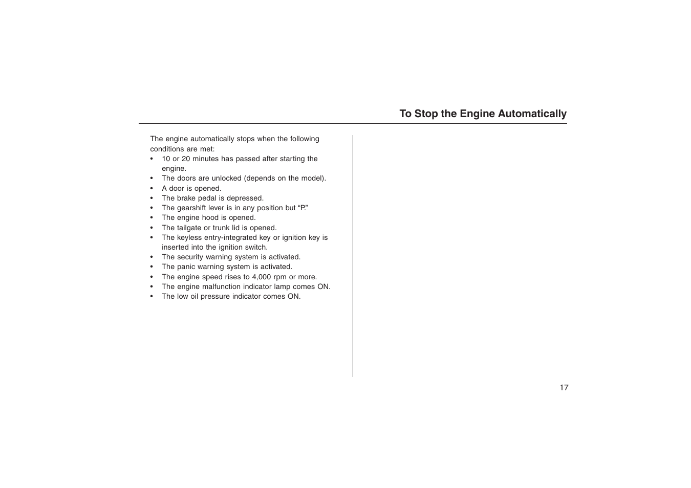 HONDA Accord: Remote Engine Starter System User Manual | Page 17 / 31