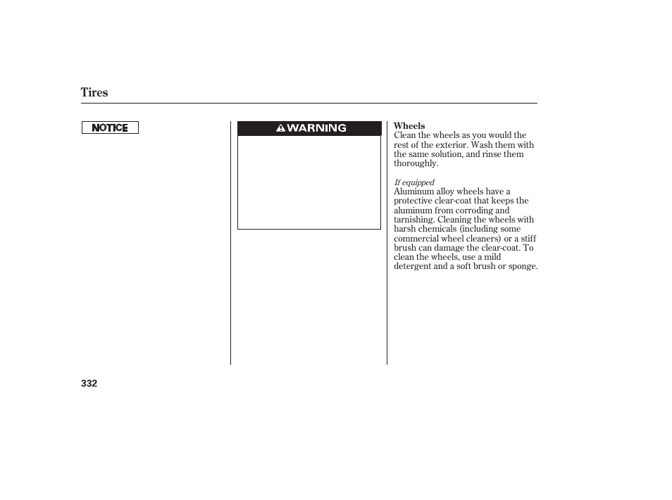 Tires | HONDA 2010 Civic Coupe User Manual | Page 338 / 402