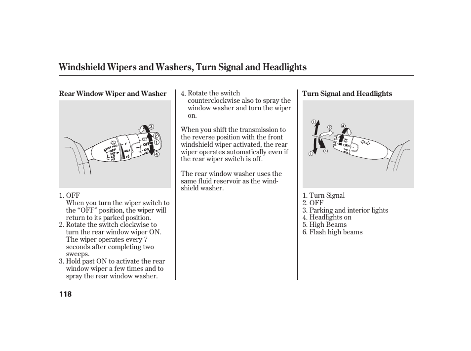 HONDA 2010 Insight User Manual | Page 124 / 454