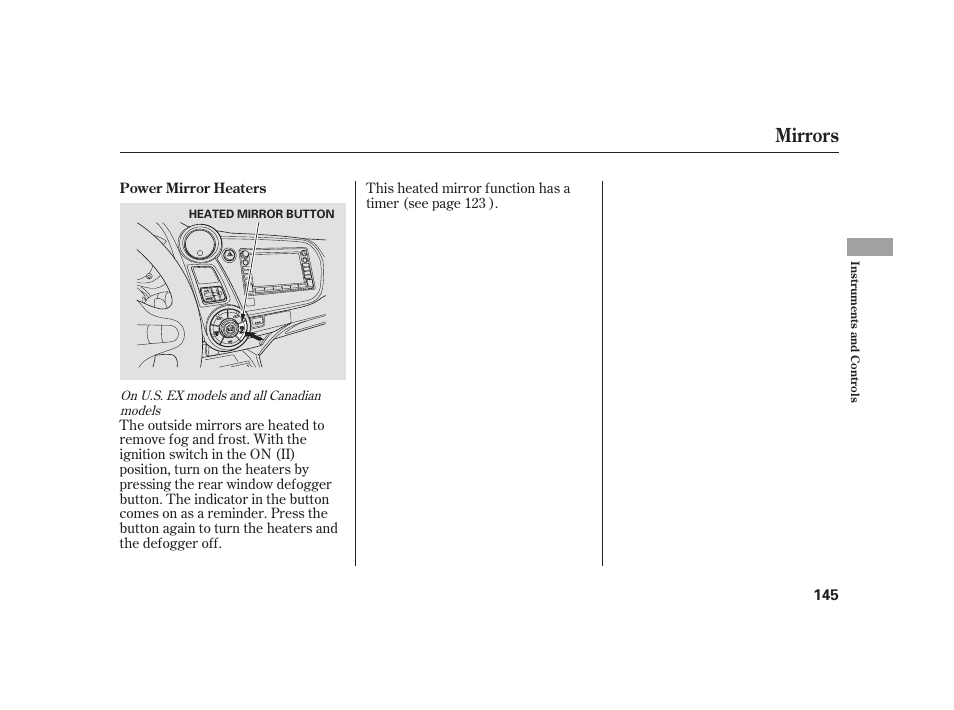 Mirrors | HONDA 2010 Insight User Manual | Page 151 / 454