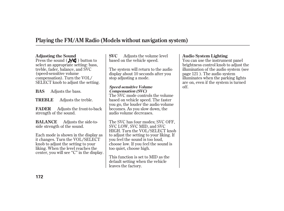 HONDA 2010 Insight User Manual | Page 178 / 454