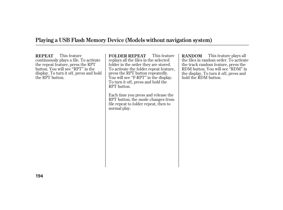 HONDA 2010 Insight User Manual | Page 200 / 454