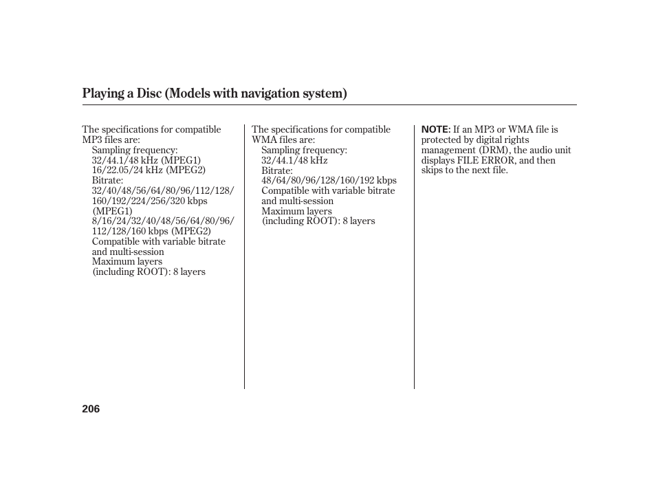 Playing a disc (models with navigation system) | HONDA 2010 Insight User Manual | Page 212 / 454