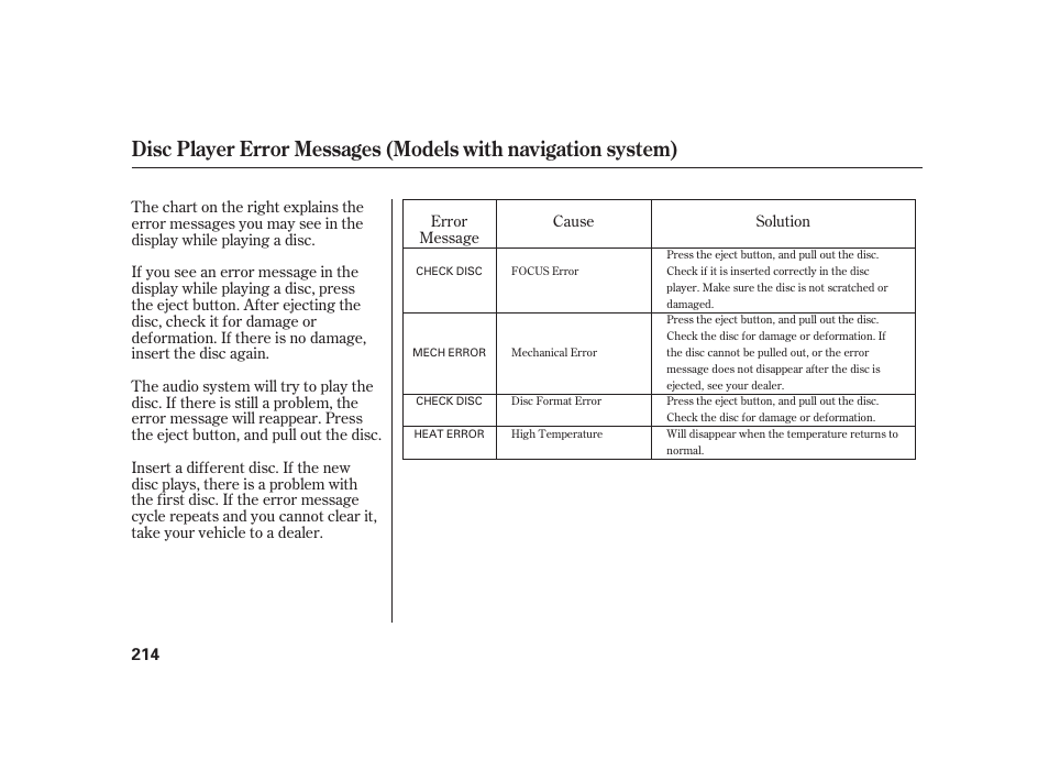 HONDA 2010 Insight User Manual | Page 220 / 454