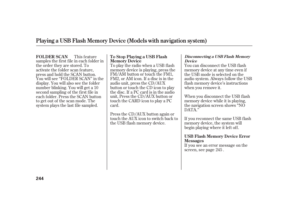 HONDA 2010 Insight User Manual | Page 250 / 454