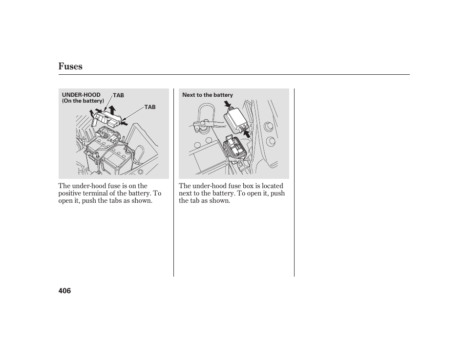 Fuses | HONDA 2010 Insight User Manual | Page 412 / 454