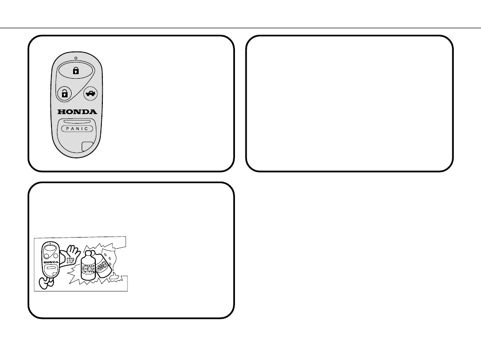 Precautions | HONDA KEYLESS ENTRY SYSTEM CR-V User Manual | Page 5 / 12