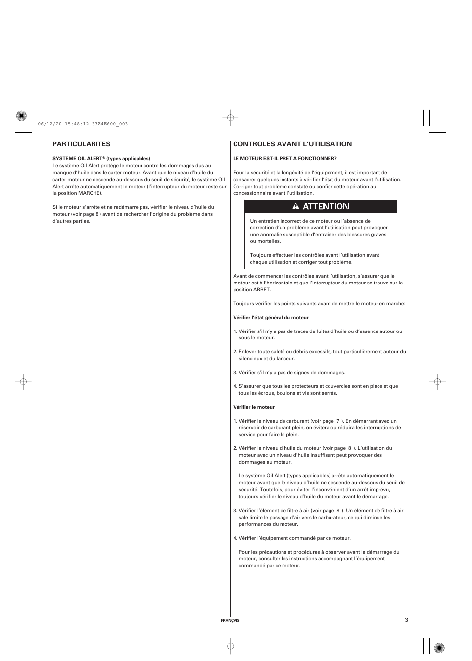 HONDA GX100 User Manual | Page 19 / 48