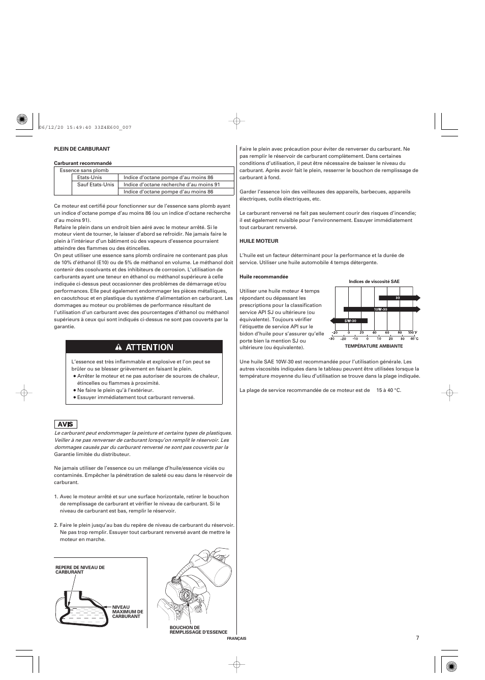 HONDA GX100 User Manual | Page 23 / 48