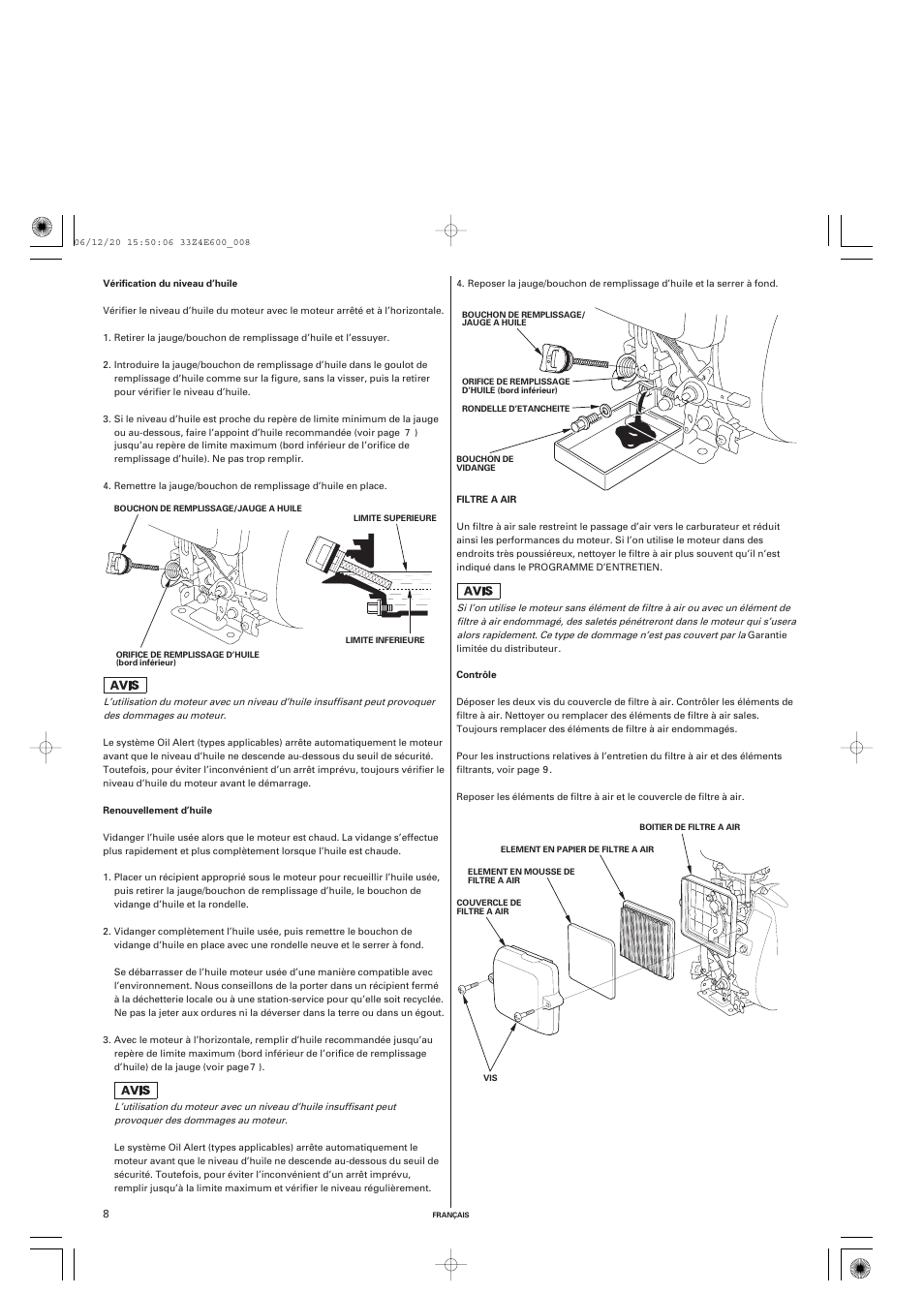 HONDA GX100 User Manual | Page 24 / 48