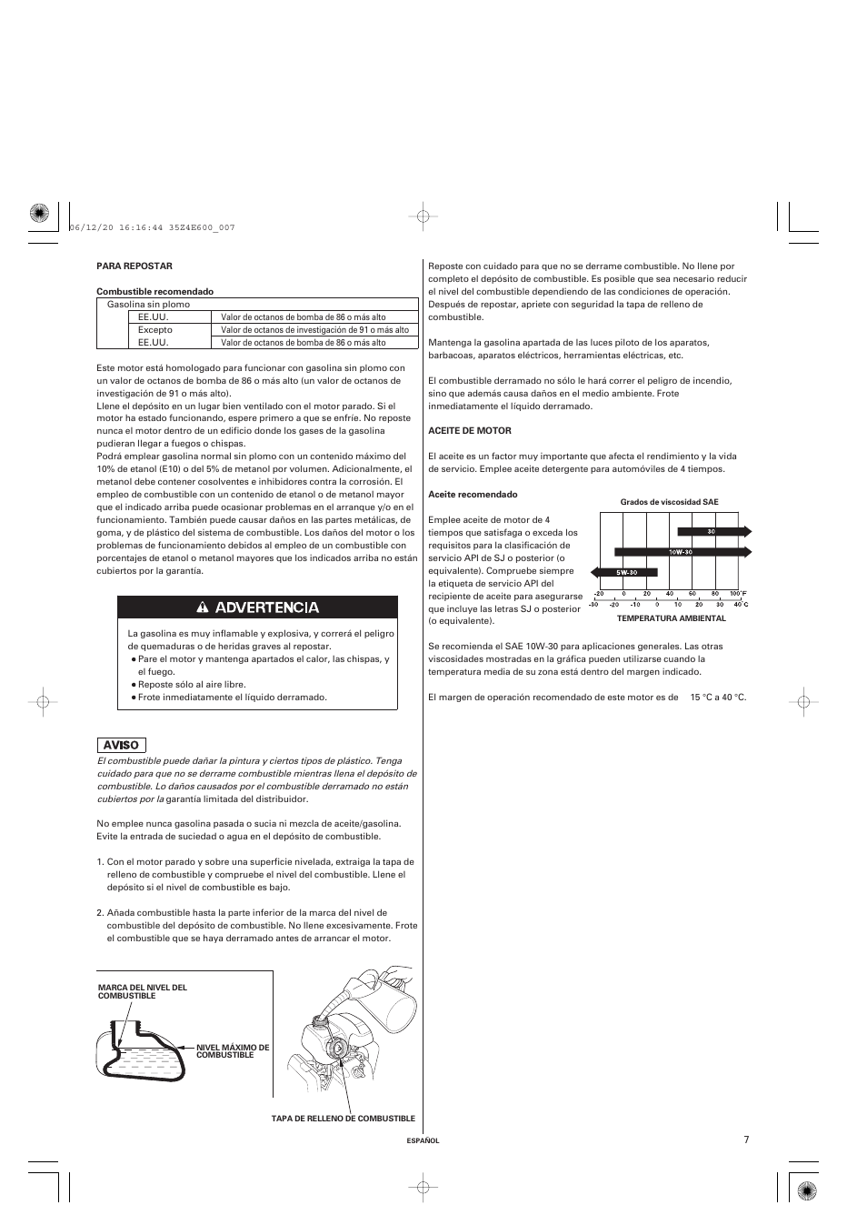 HONDA GX100 User Manual | Page 39 / 48