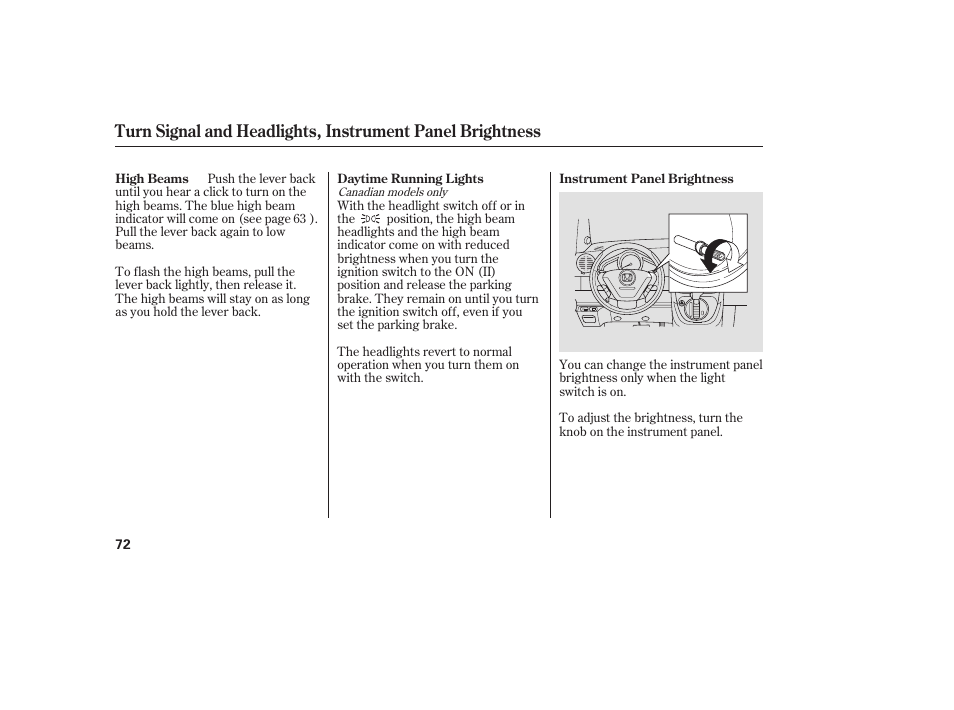 HONDA 2008 Element User Manual | Page 78 / 282