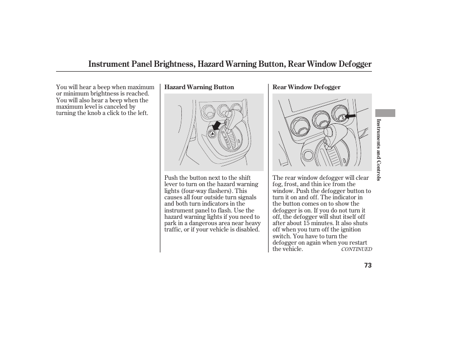 HONDA 2008 Element User Manual | Page 79 / 282