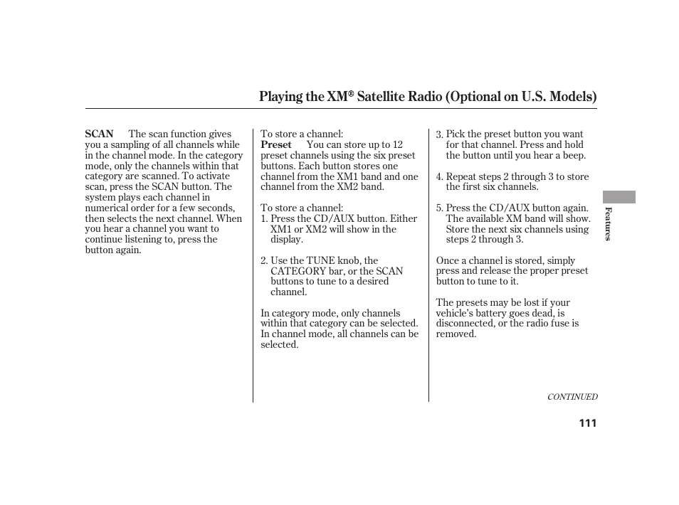 HONDA S2000 User Manual | Page 117 / 270