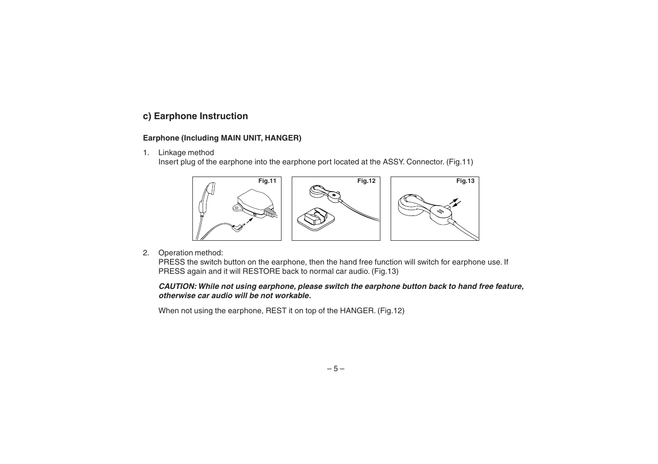 HONDA Hands Free Telephone System 08E00-ED0-1001-81 User Manual | Page 8 / 11