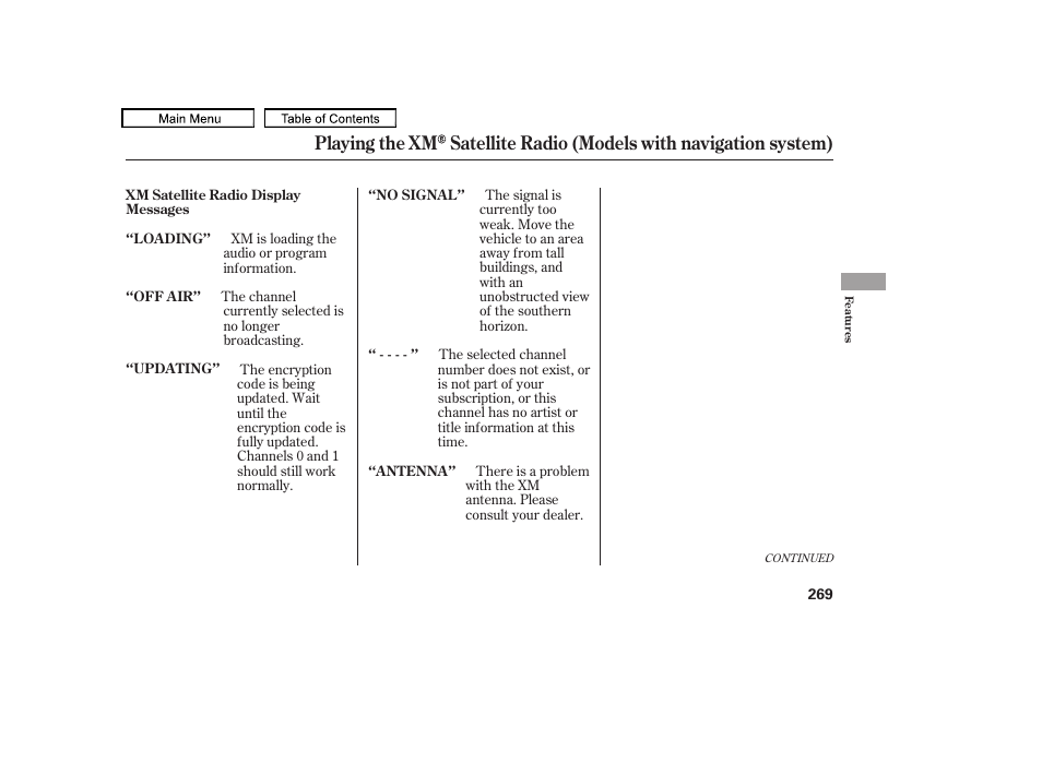 HONDA 2009 Pilot User Manual | Page 273 / 578