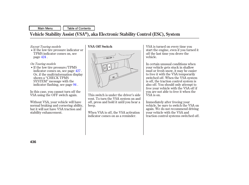 HONDA 2009 Pilot User Manual | Page 440 / 578