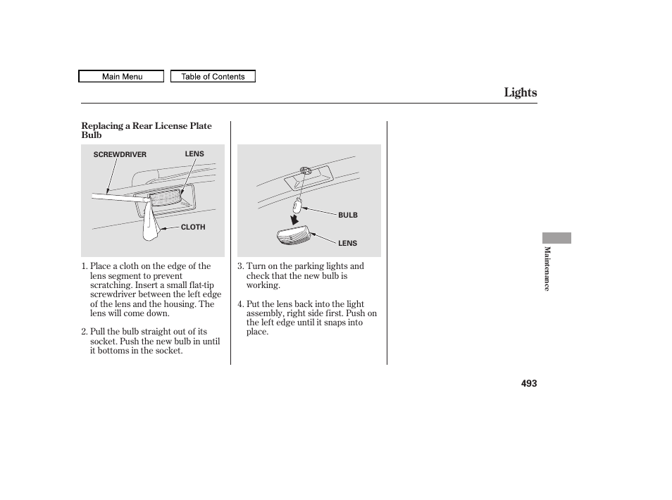 Lights | HONDA 2009 Pilot User Manual | Page 497 / 578