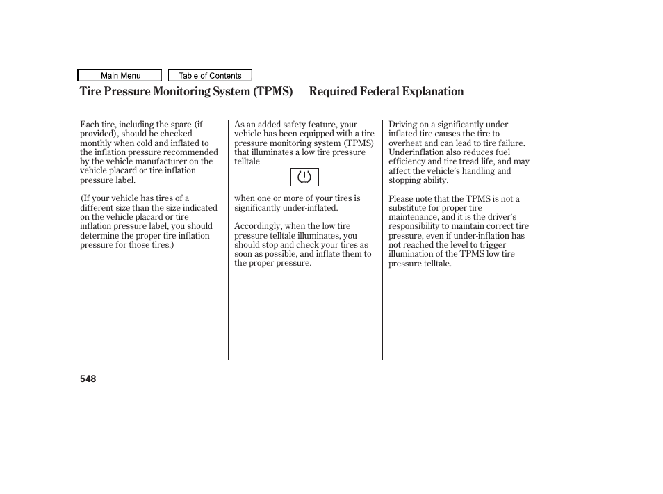 HONDA 2009 Pilot User Manual | Page 552 / 578