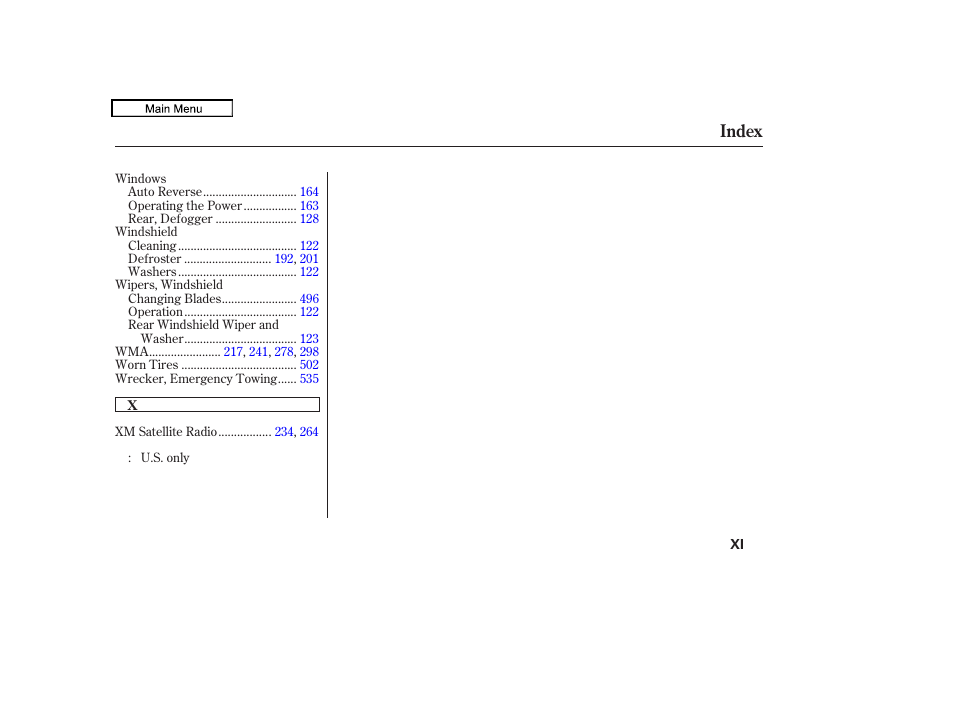 Index | HONDA 2009 Pilot User Manual | Page 576 / 578