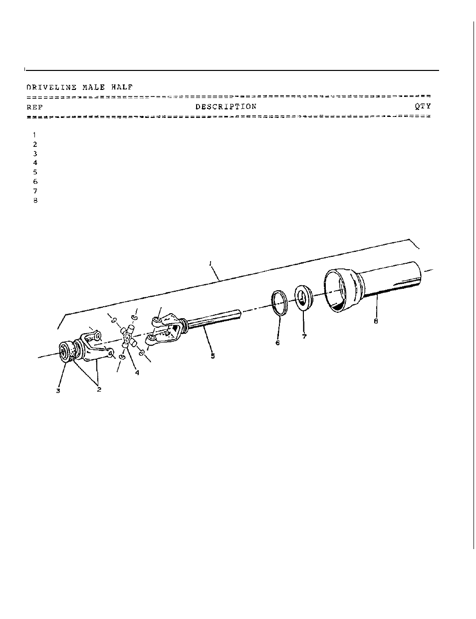 Driveline male half | HONDA FS5047 User Manual | Page 22 / 27