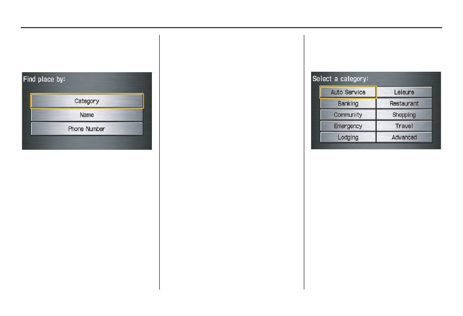 Entering a destination | HONDA 2008 CR-V (Navigation Manual) User Manual | Page 32 / 146
