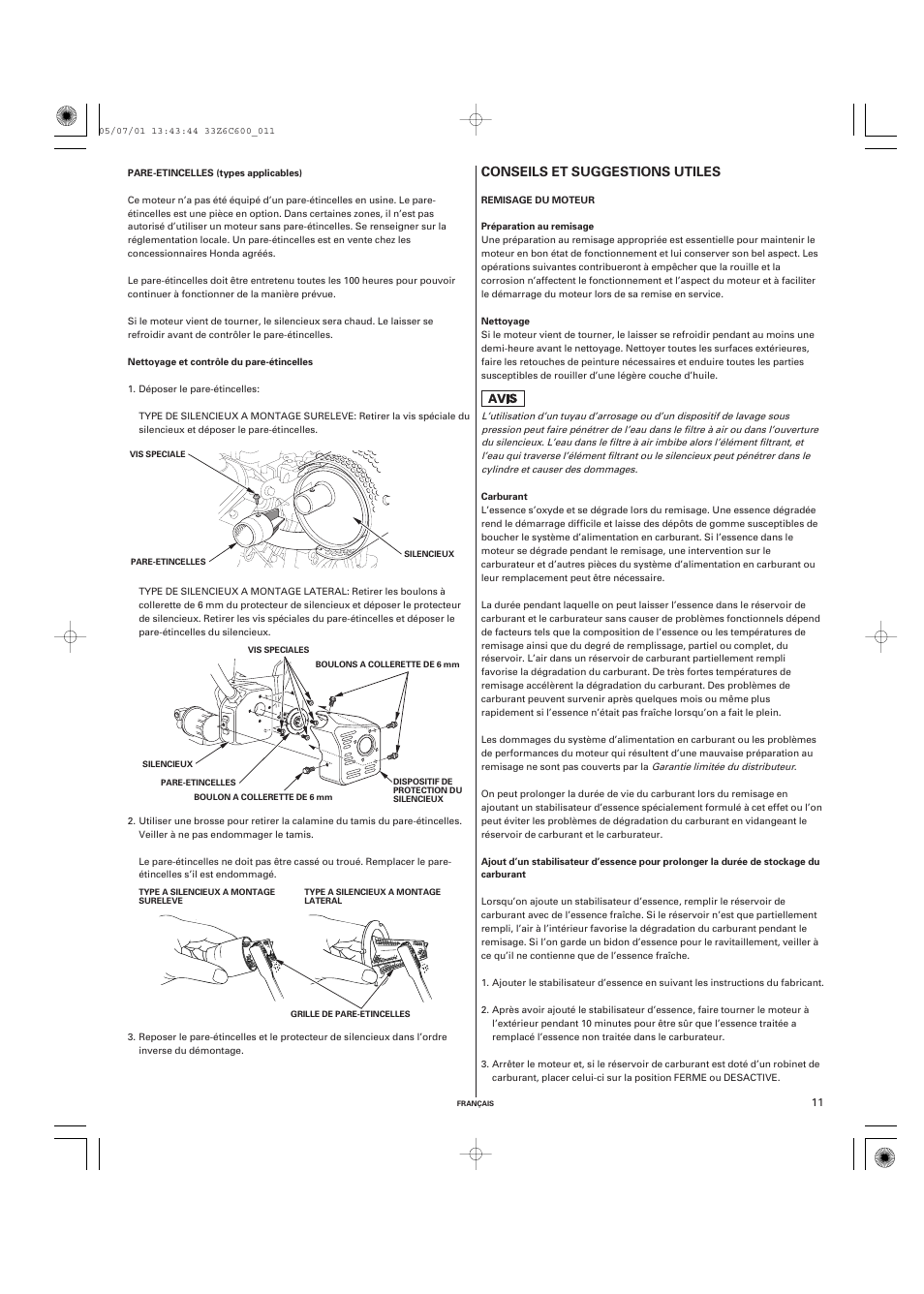 HONDA GX670 User Manual | Page 31 / 58