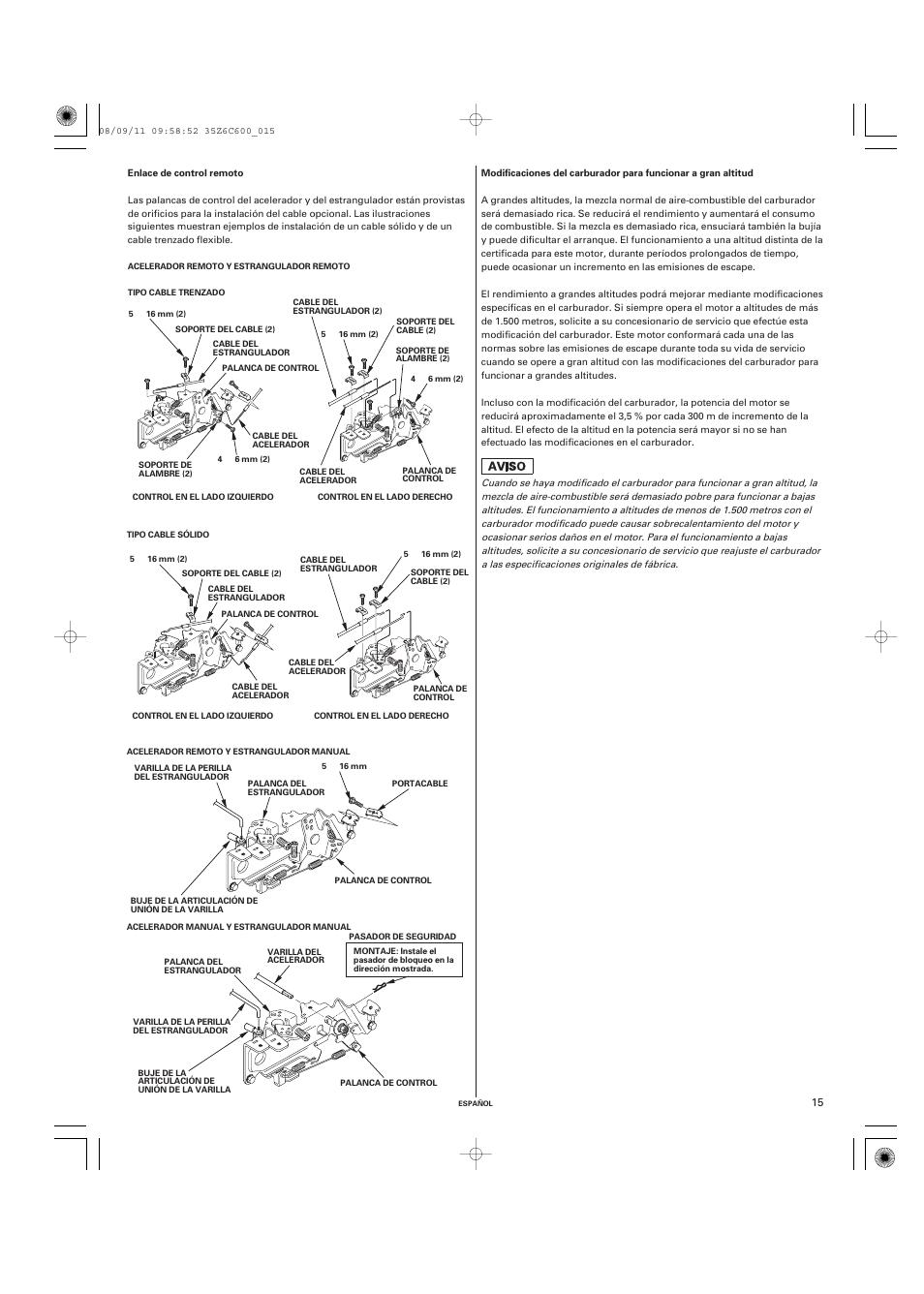 HONDA GX620 User Manual | Page 54 / 58