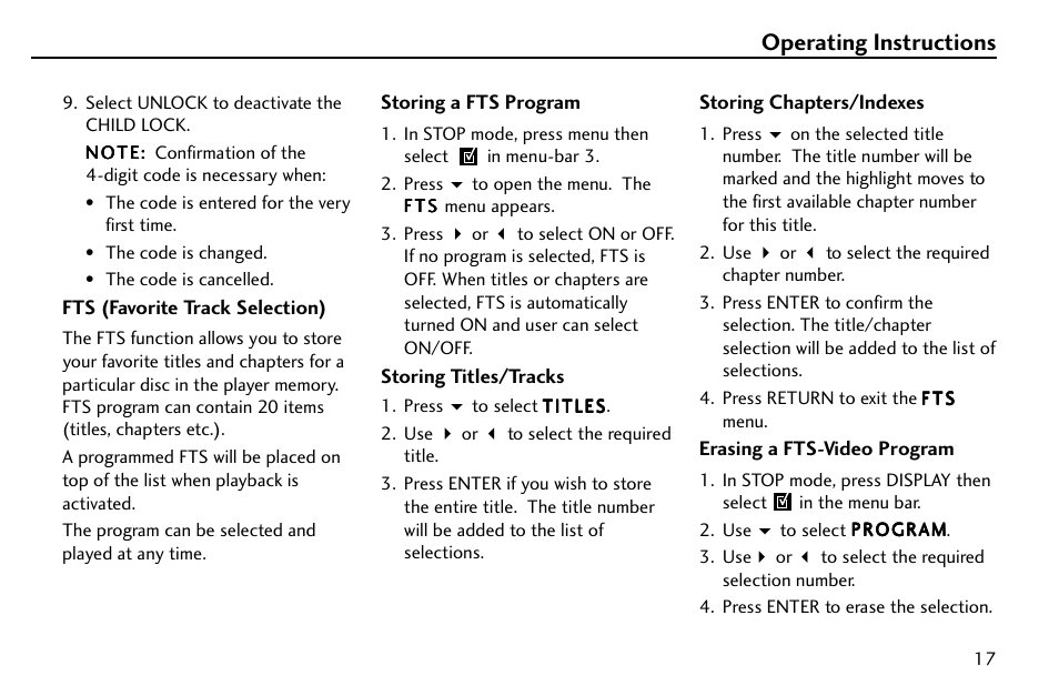 Operating instructions | HONDA 08A23-9E1-010 User Manual | Page 18 / 31