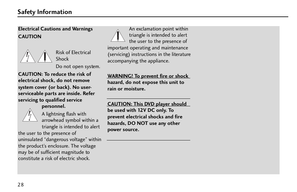 Safety information | HONDA 08A23-9E1-010 User Manual | Page 29 / 31