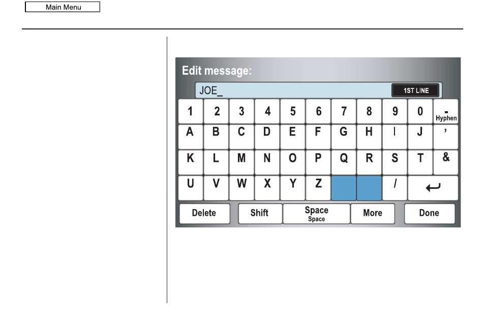 Getting started, 2010 odyssey, Using the on-screen keyboard | HONDA 2010 Odyssey Navigation User Manual | Page 16 / 155