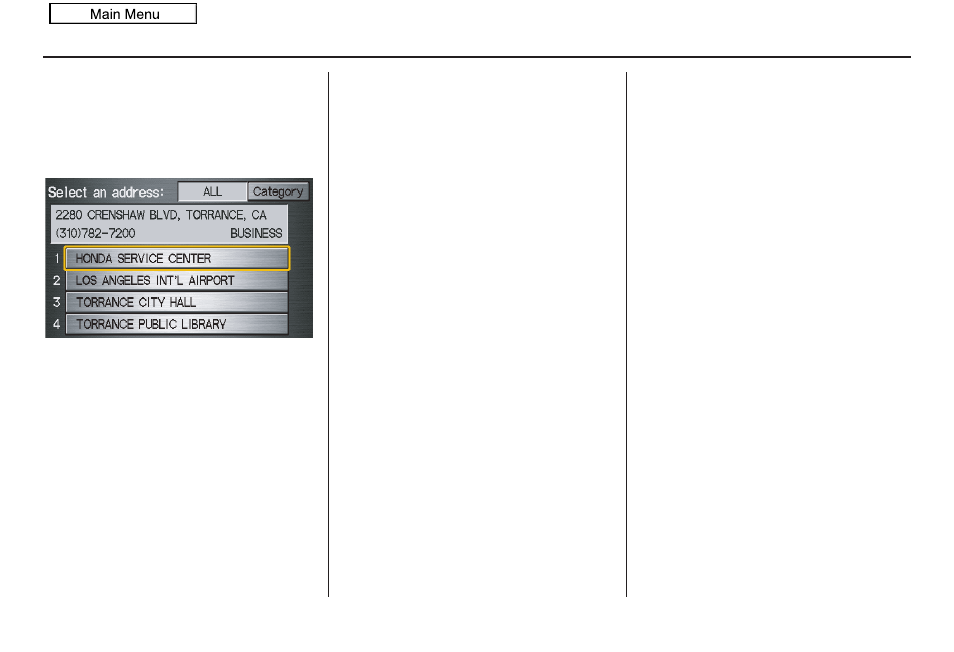 Entering a destination, 2010 odyssey | HONDA 2010 Odyssey Navigation User Manual | Page 46 / 155