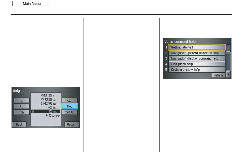 Search, Information features, 2010 odyssey | HONDA 2010 Odyssey Navigation User Manual | Page 74 / 155