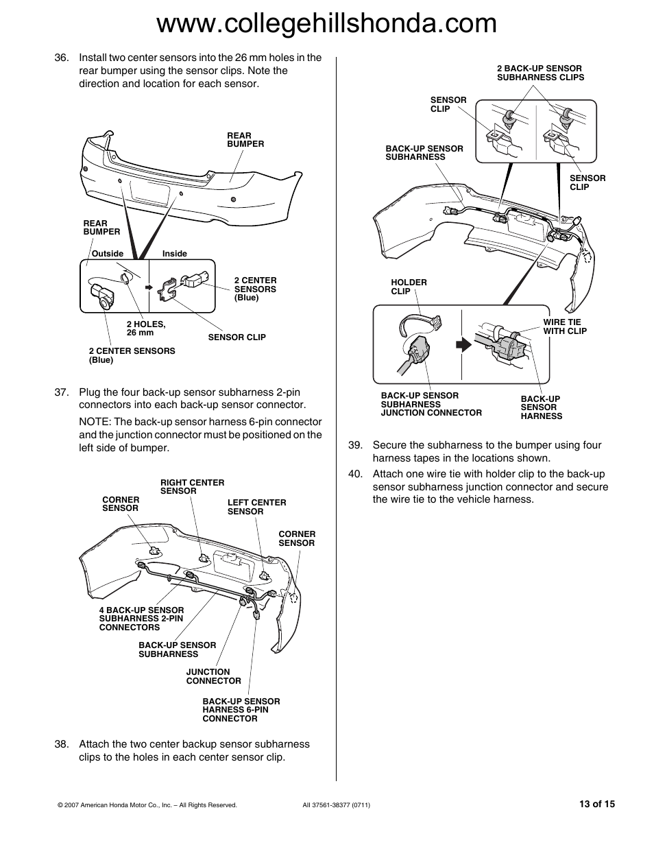 HONDA 08V67-TE0-100A User Manual | Page 13 / 15