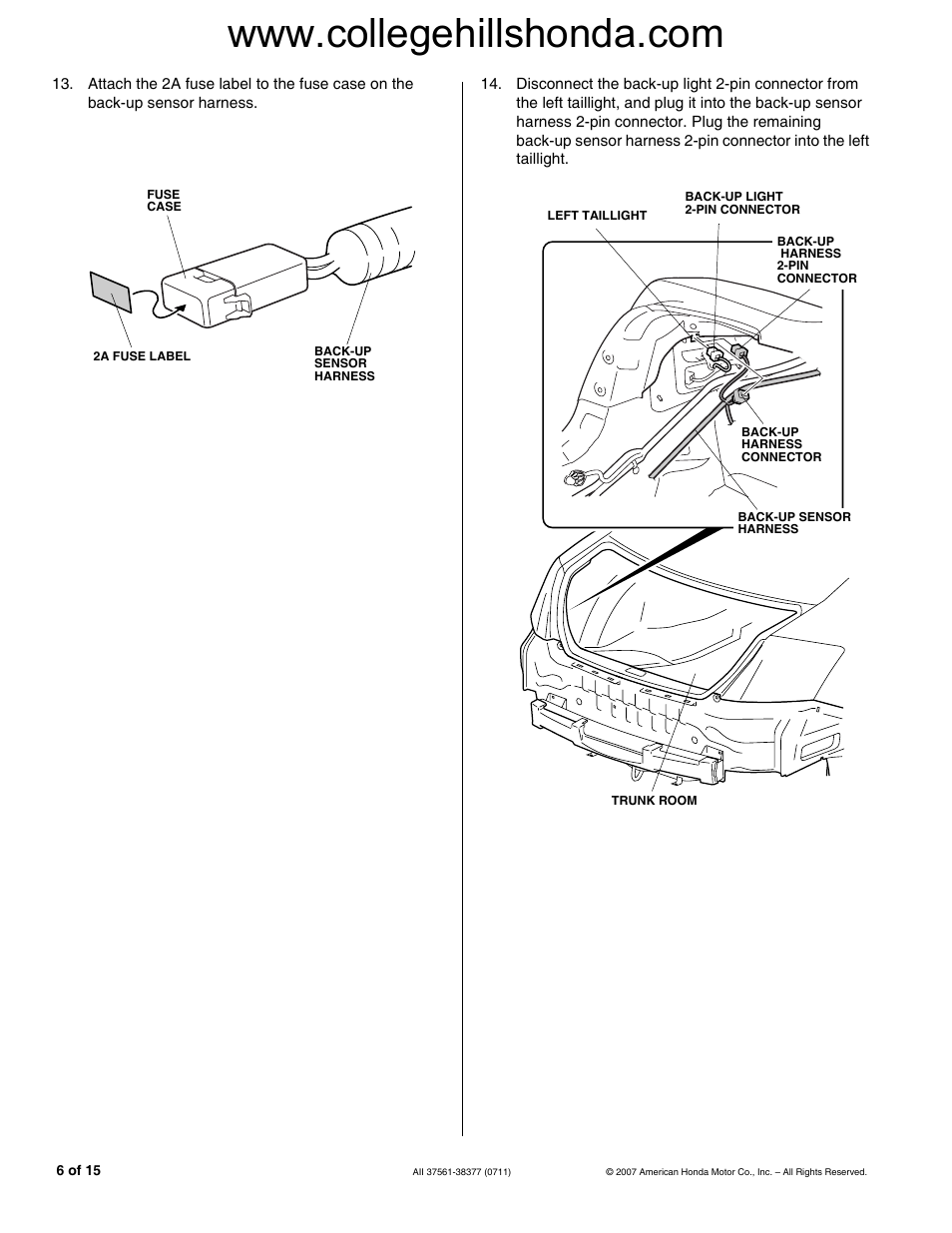 HONDA 08V67-TE0-100A User Manual | Page 6 / 15