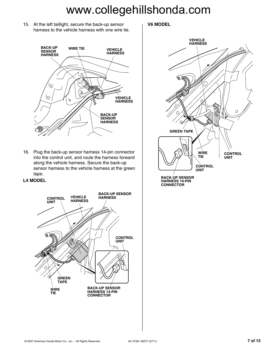HONDA 08V67-TE0-100A User Manual | Page 7 / 15