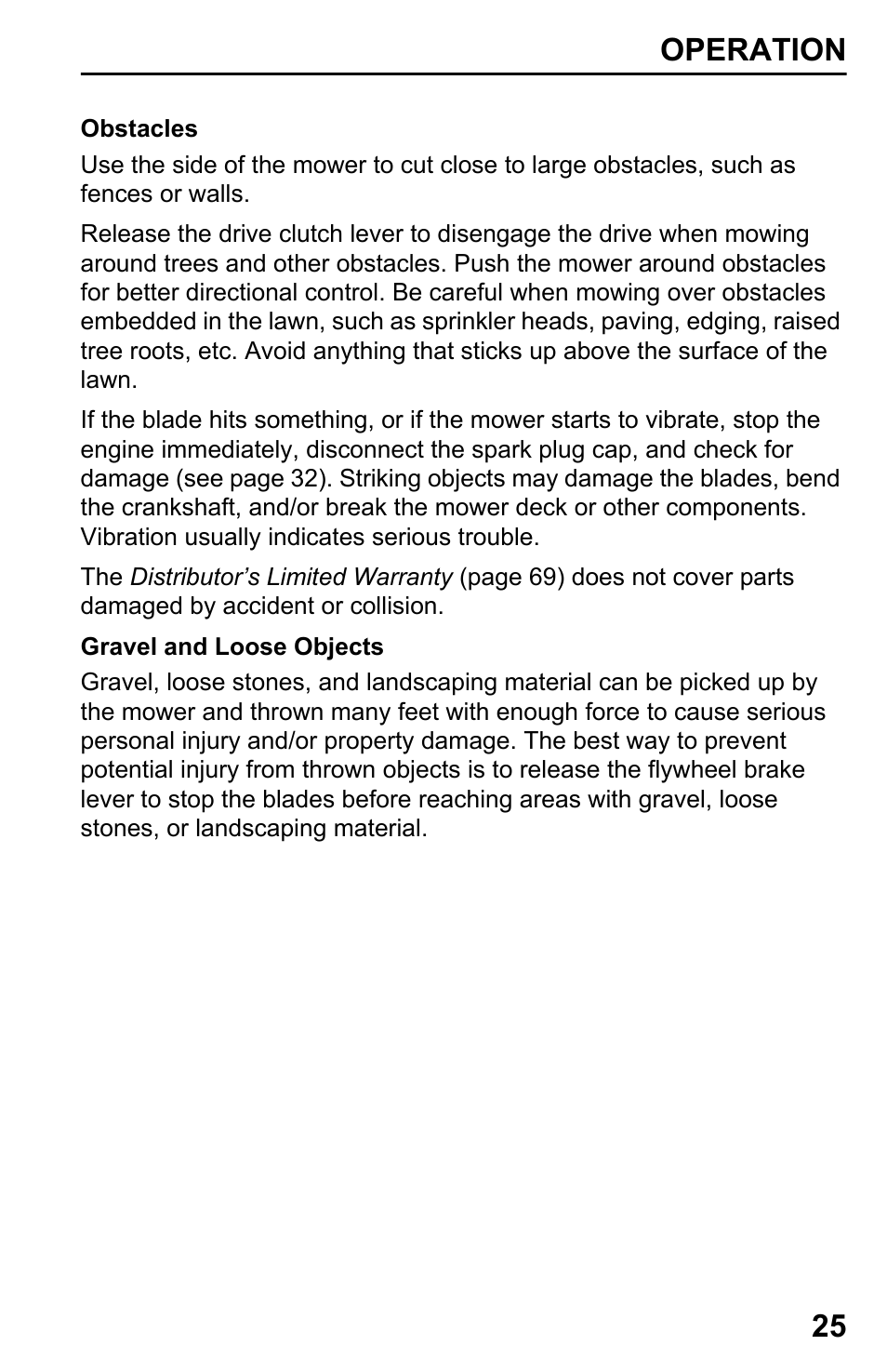 HONDA HRX217TDA User Manual | Page 27 / 80