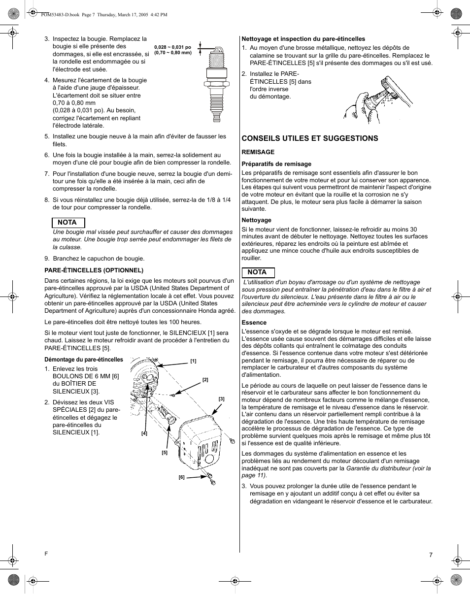 HONDA GC190 User Manual | Page 21 / 44