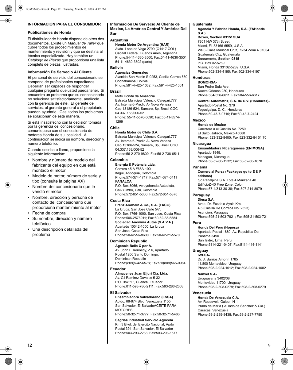 HONDA GC190 User Manual | Page 40 / 44