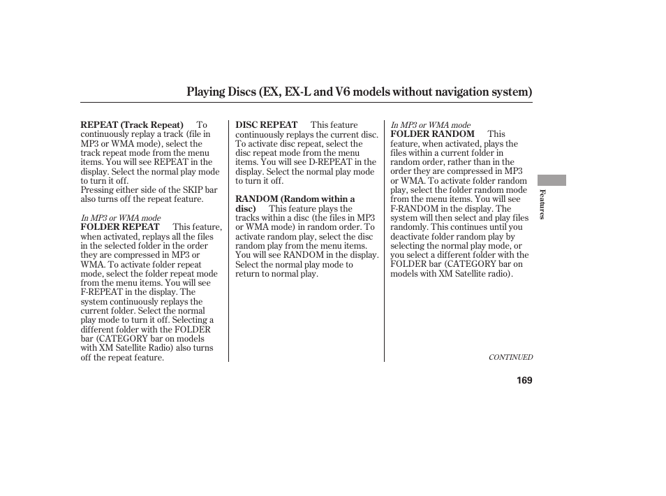 HONDA 2009 User Manual | Page 175 / 422