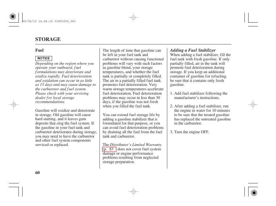 Fuel | HONDA BF5A User Manual | Page 62 / 99