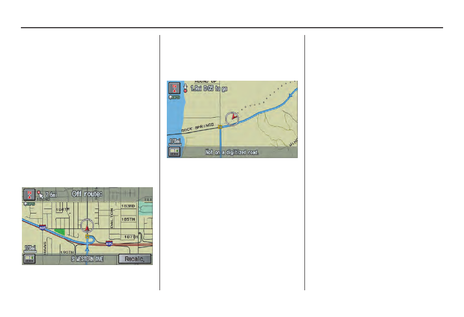Driving to your destination | HONDA 2009 Odyssey Navigation User Manual | Page 63 / 154