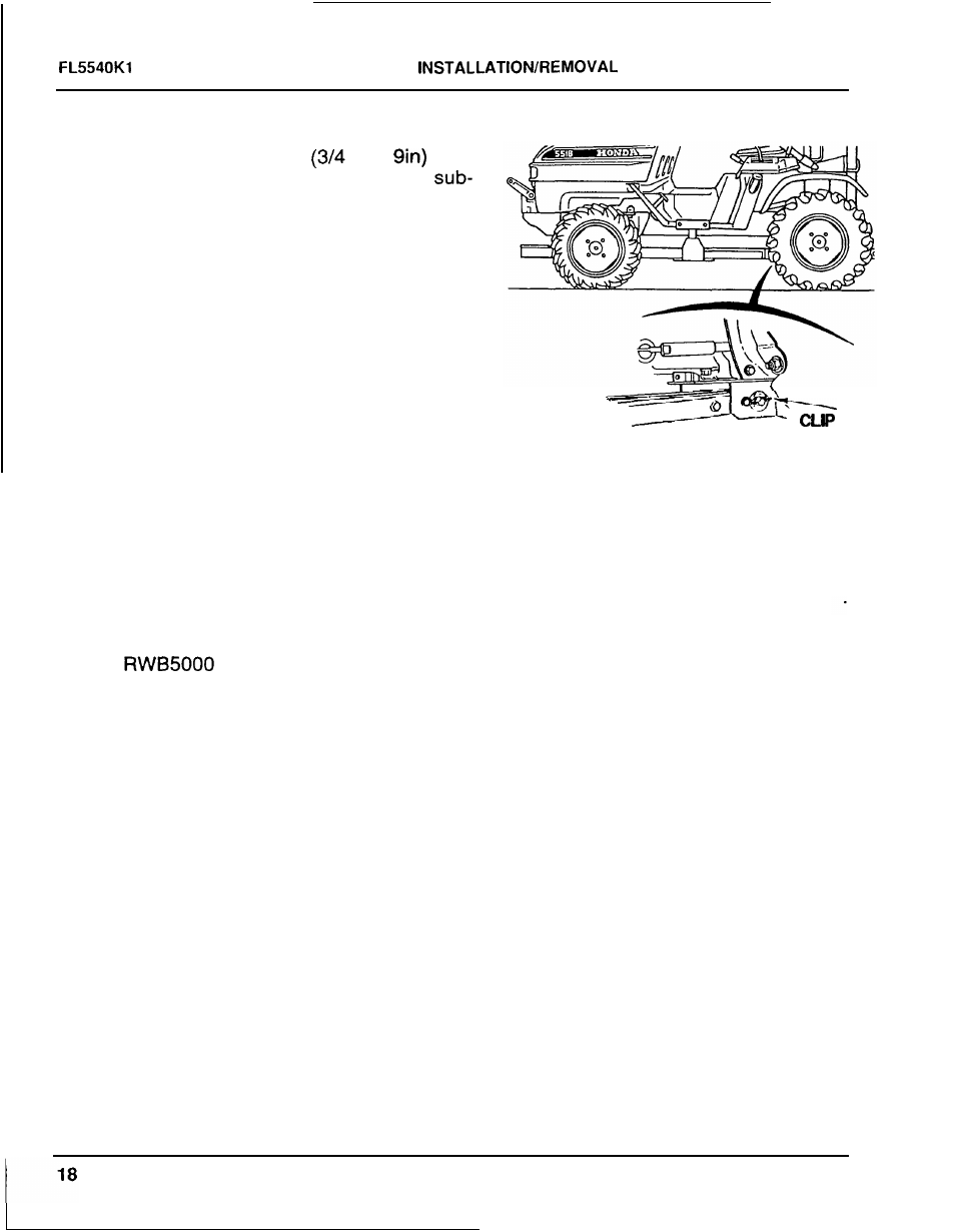 HONDA FL5540K1 User Manual | Page 20 / 56