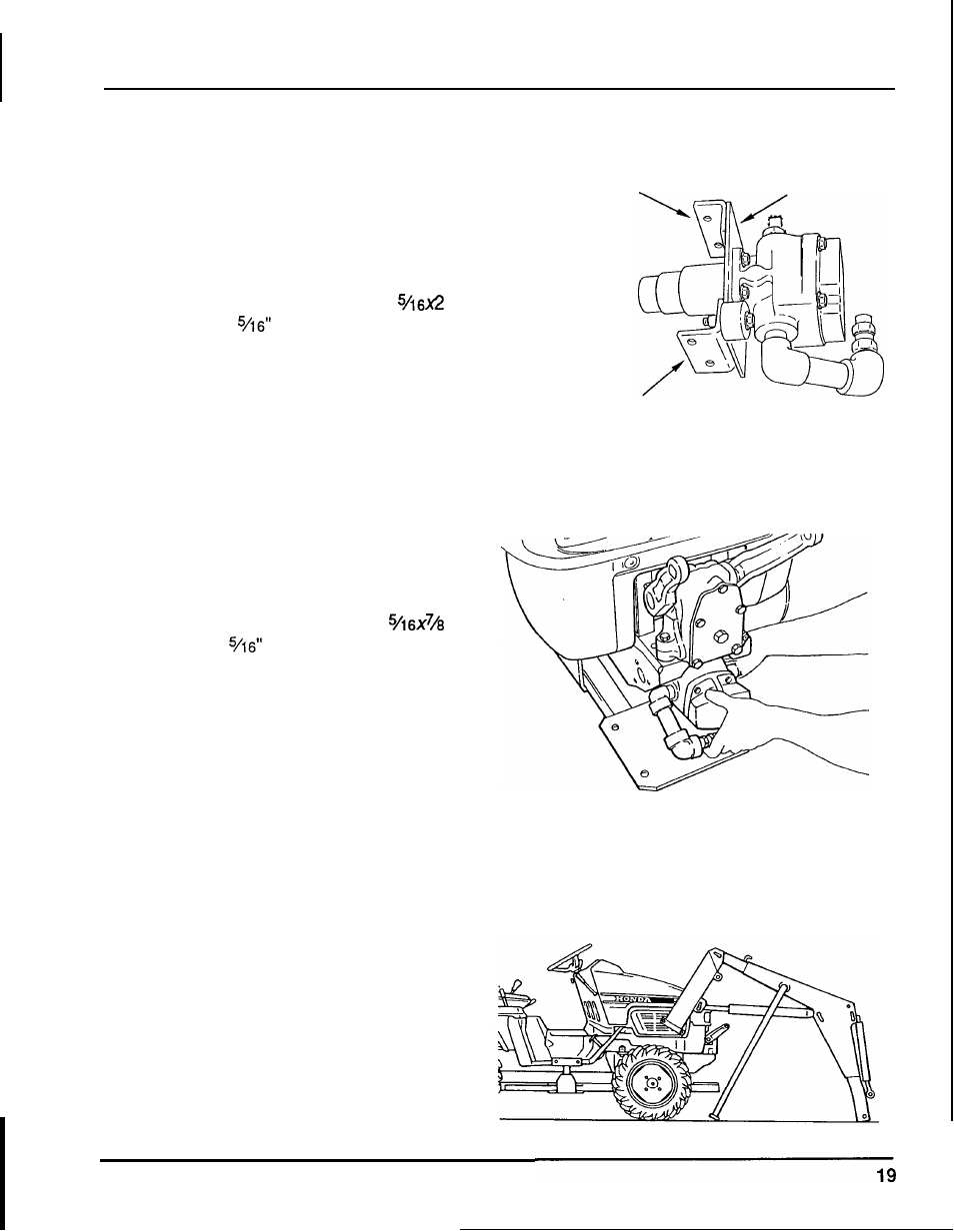 Front loader assembly | HONDA FL5540K1 User Manual | Page 21 / 56