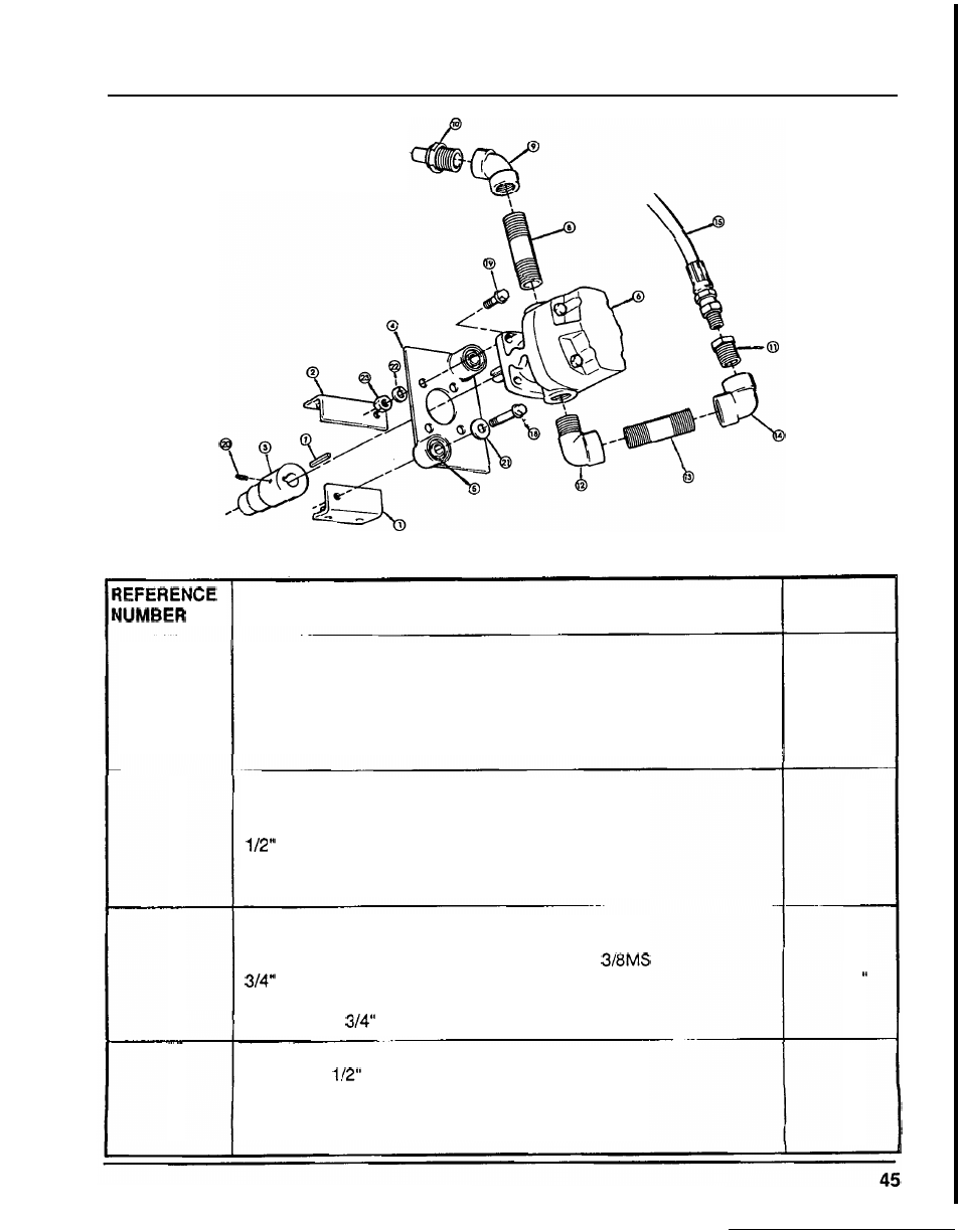 Parts, Repair parts, Pump assembly | HONDA FL5540K1 User Manual | Page 47 / 56