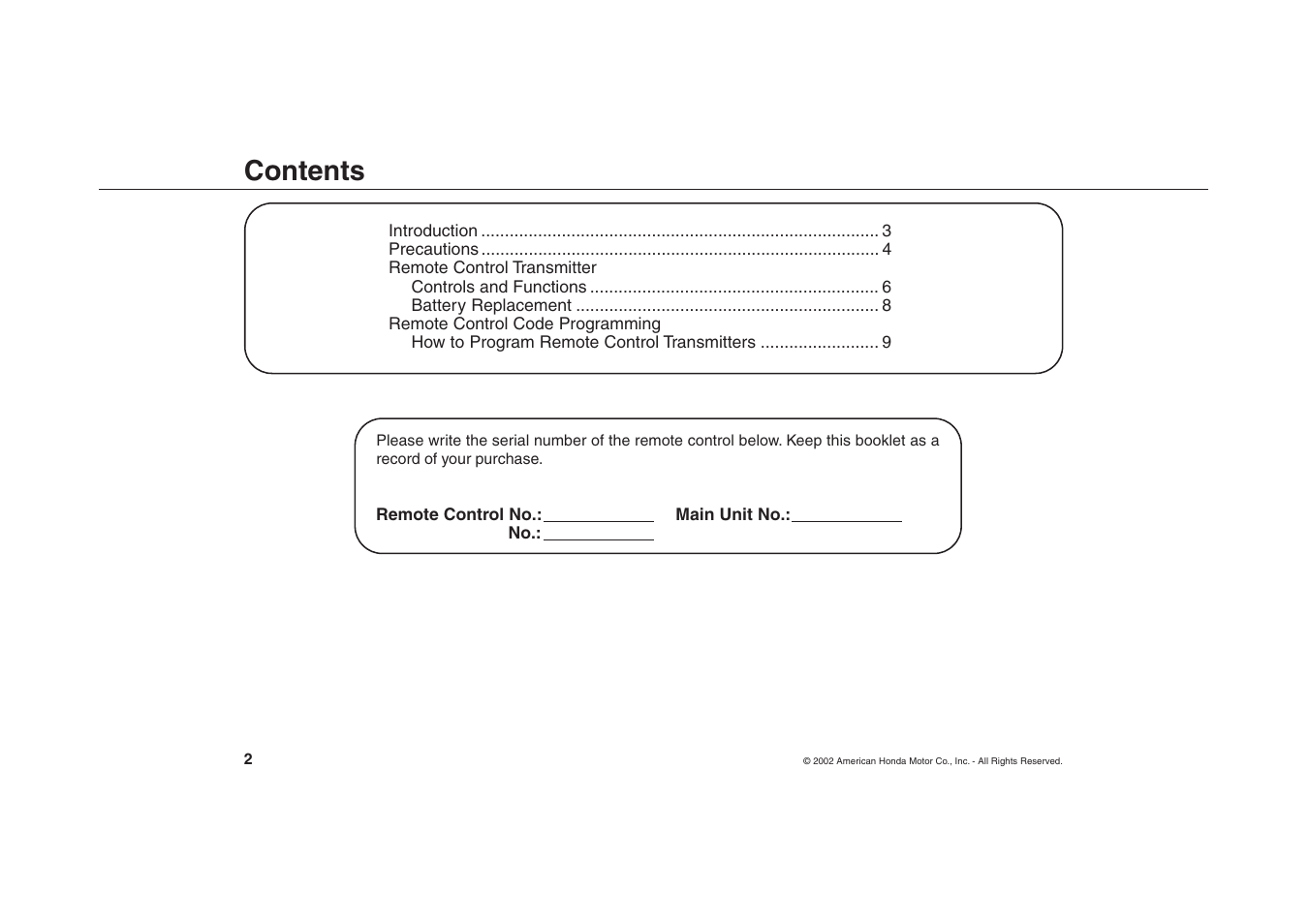 HONDA 8E65-SCV-1000-81 User Manual | Page 2 / 13