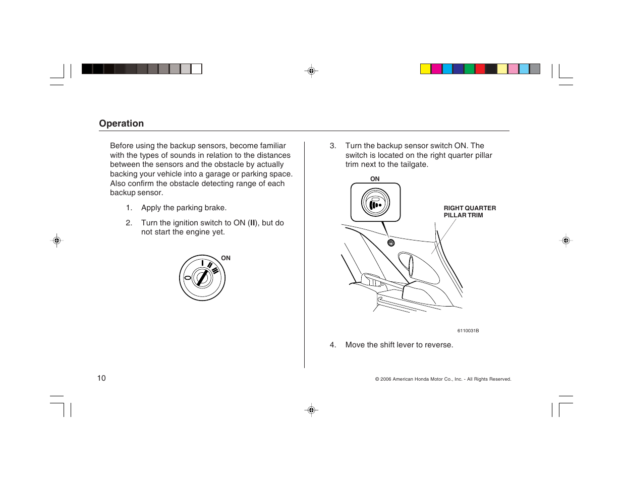 HONDA RDX User Manual | Page 10 / 16