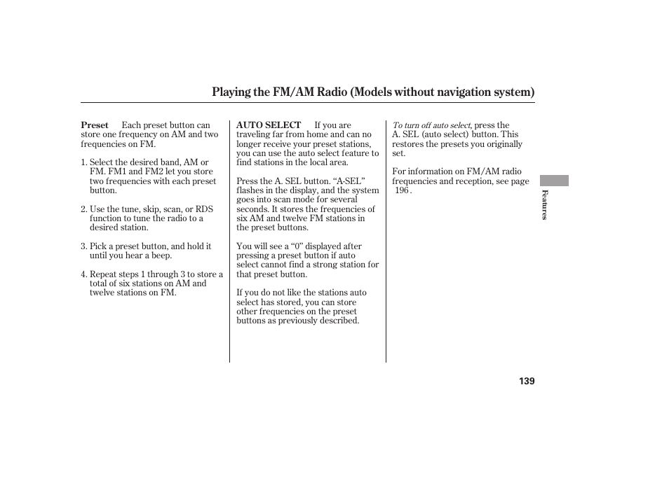 HONDA 00X31-TE0-6000 User Manual | Page 145 / 414