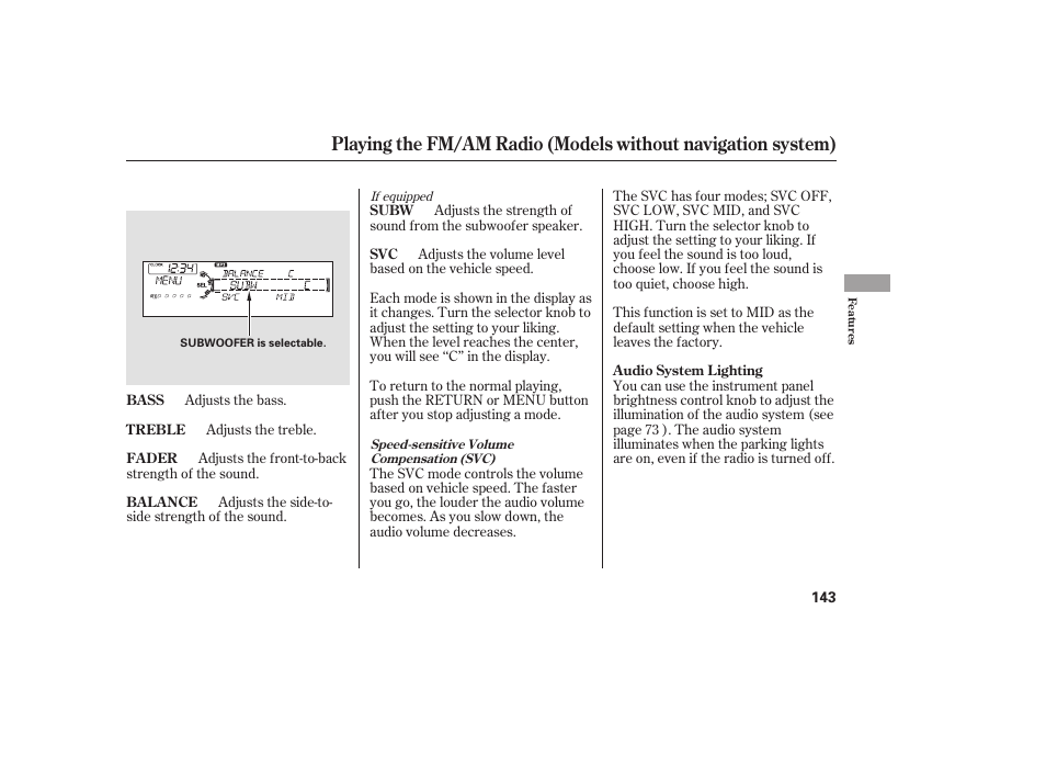 HONDA 00X31-TE0-6000 User Manual | Page 149 / 414