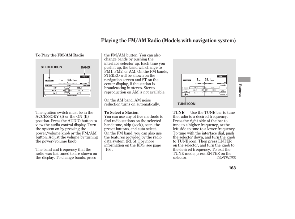 HONDA 00X31-TE0-6000 User Manual | Page 169 / 414